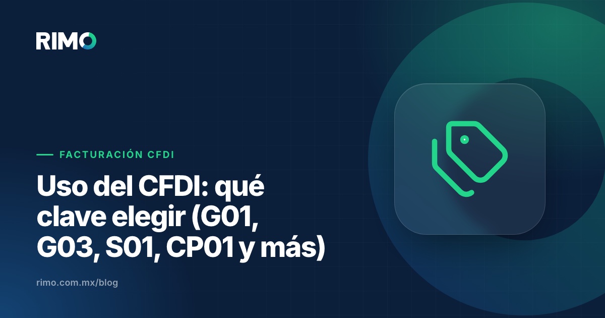 Ilustración de un selector con las claves de uso del CFDI